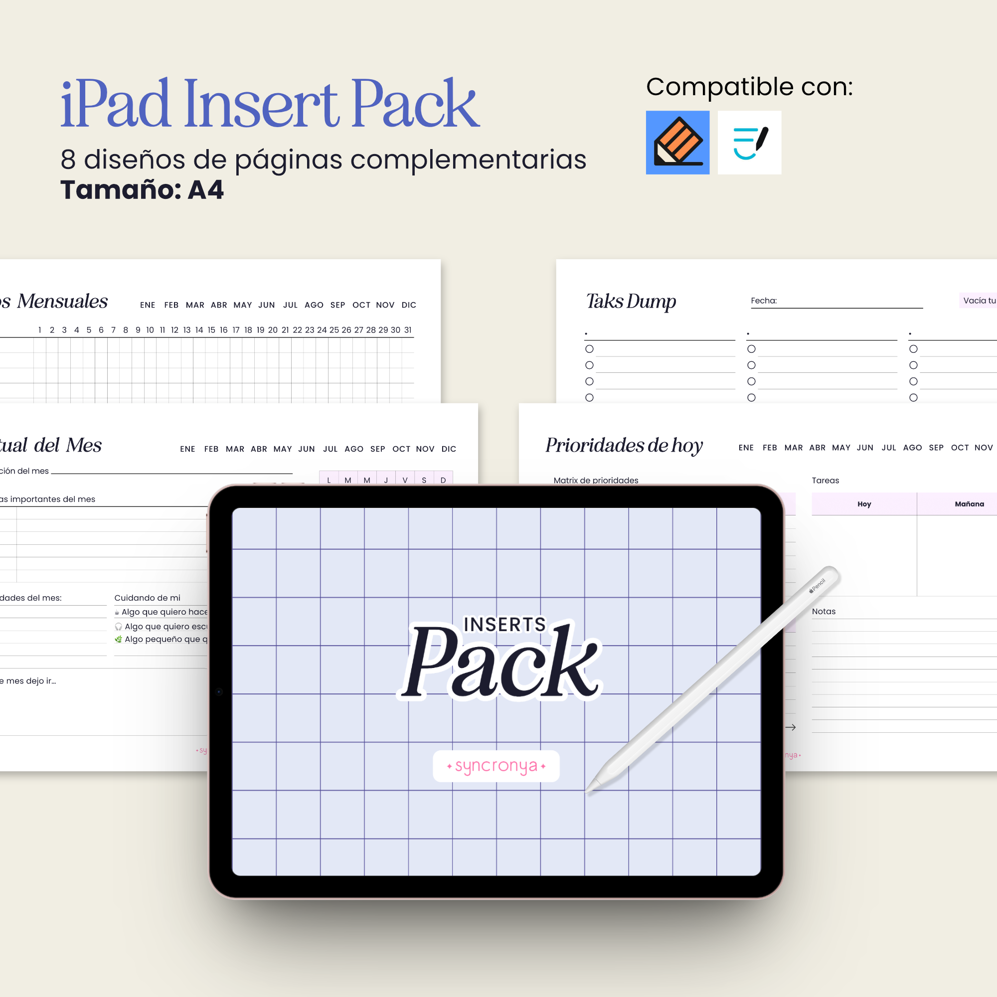 Java Inset Vs Ipad iPad Insert Pack – Syncronya
